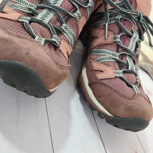 Merrell Women's Siren Sport 3 hiking shoes Waterproof Marron dark pink size 8 - Picture 5 of 7